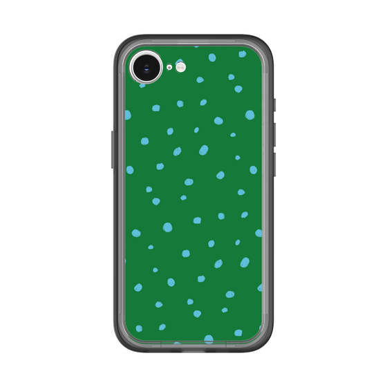 スリムプロテクションプレミアムケース［ Drawing Dot - Green ］