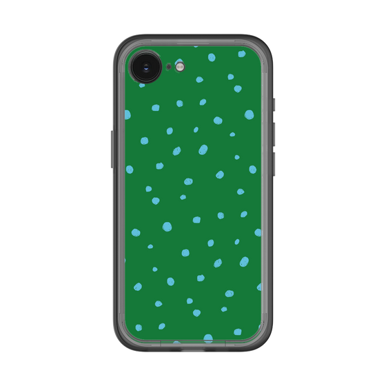 スリムプロテクションプレミアムケース［ Drawing Dot - Green ］