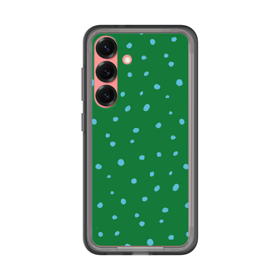 スリムプロテクションプレミアムケース［ Drawing Dot - Green ］