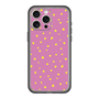 スリムプロテクションプレミアムケース［ Drawing Dot - Pink ］