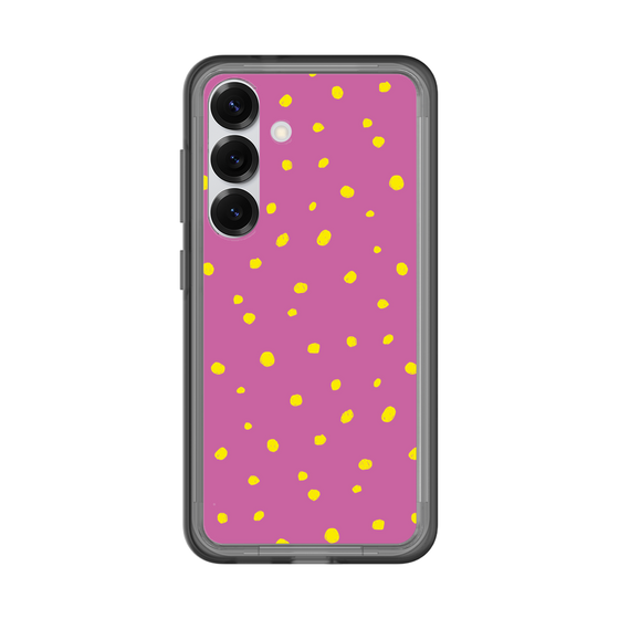 スリムプロテクションプレミアムケース［ Drawing Dot - Pink ］