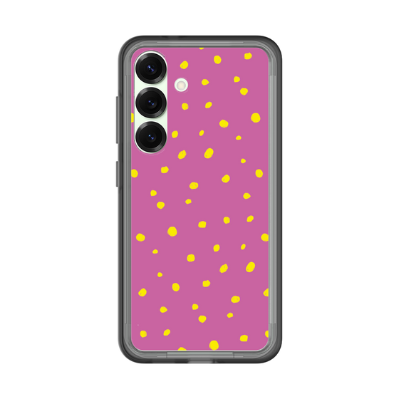 スリムプロテクションプレミアムケース［ Drawing Dot - Pink ］