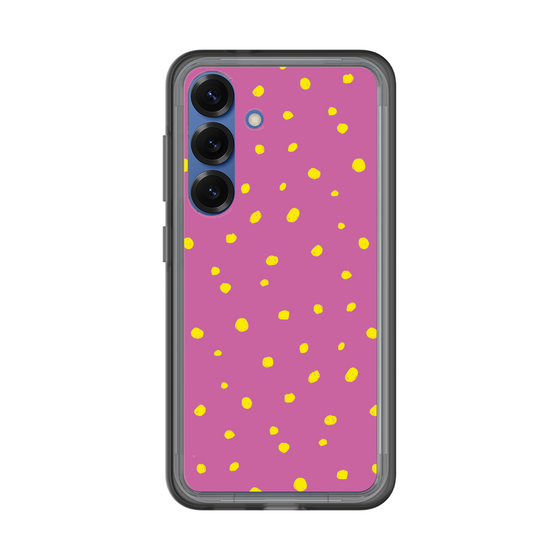 スリムプロテクションプレミアムケース［ Drawing Dot - Pink ］