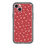 スリムプロテクションプレミアムケース［ Drawing Dot - Red ］