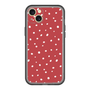 スリムプロテクションプレミアムケース［ Drawing Dot - Red ］