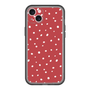 スリムプロテクションプレミアムケース［ Drawing Dot - Red ］