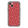 スリムプロテクションプレミアムケース［ Drawing Dot - Red ］