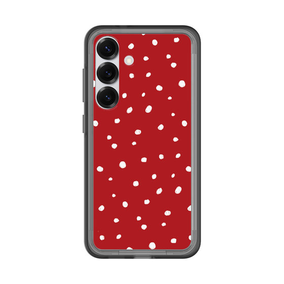 スリムプロテクションプレミアムケース［ Drawing Dot - Red ］