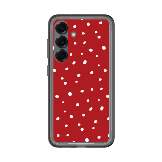 スリムプロテクションプレミアムケース［ Drawing Dot - Red ］