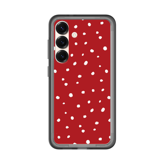 スリムプロテクションプレミアムケース［ Drawing Dot - Red ］