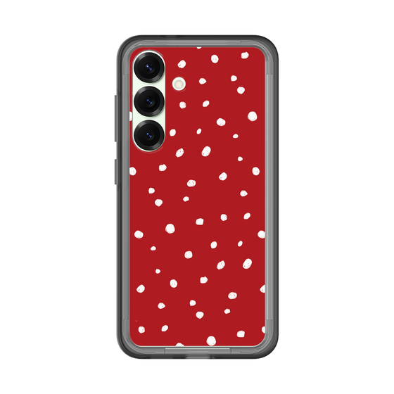 スリムプロテクションプレミアムケース［ Drawing Dot - Red ］