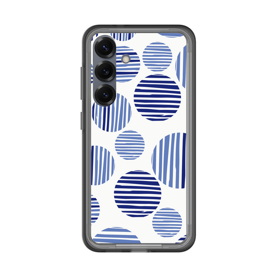 スリムプロテクションプレミアムケース［ Nordic Dot - Blue ］