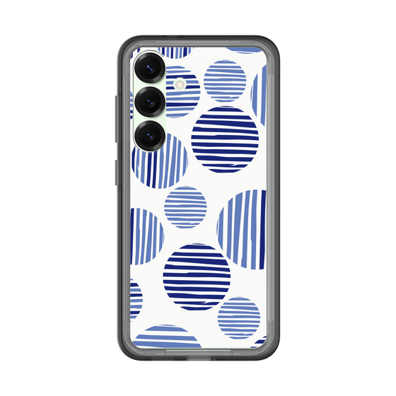スリムプロテクションプレミアムケース［ Nordic Dot - Blue ］