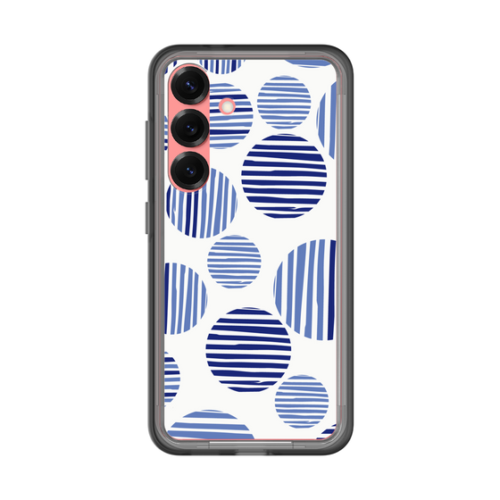 スリムプロテクションプレミアムケース［ Nordic Dot - Blue ］