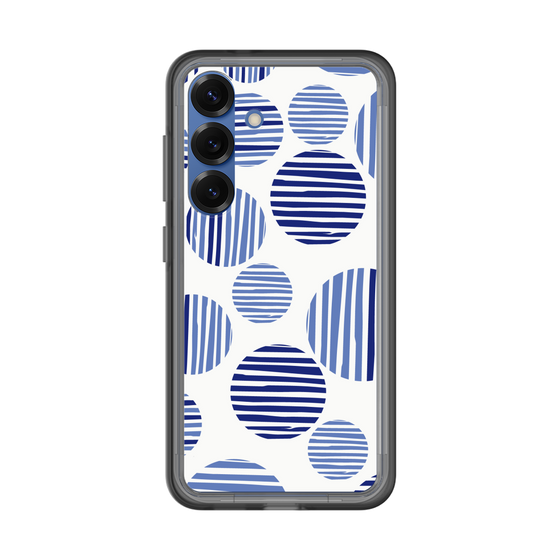 スリムプロテクションプレミアムケース［ Nordic Dot - Blue ］
