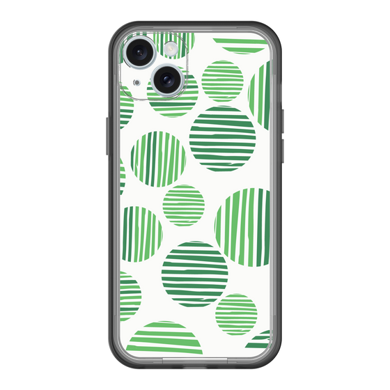 スリムプロテクションプレミアムケース［ Nordic Dot - Green ］