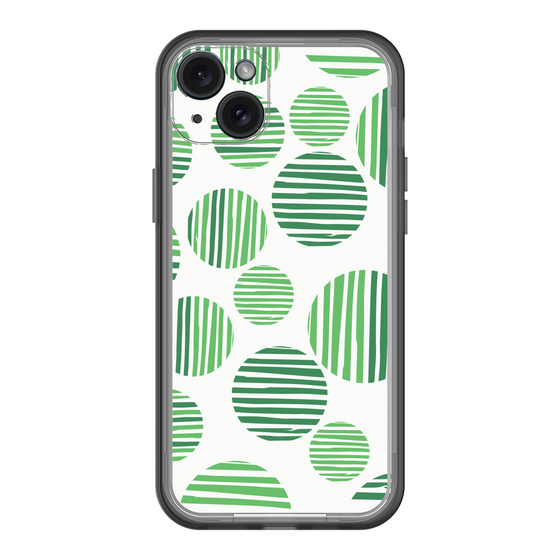 スリムプロテクションプレミアムケース［ Nordic Dot - Green ］