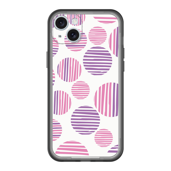 スリムプロテクションプレミアムケース［ Nordic Dot - Pink ］