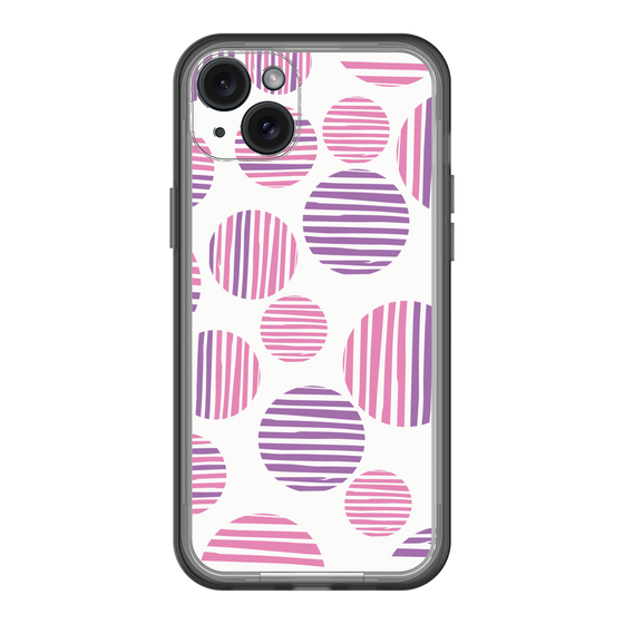 スリムプロテクションプレミアムケース［ Nordic Dot - Pink ］