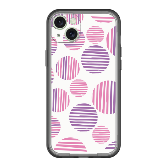 スリムプロテクションプレミアムケース［ Nordic Dot - Pink ］
