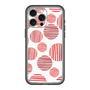 スリムプロテクションプレミアムケース［ Nordic Dot - Red ］