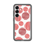 スリムプロテクションプレミアムケース［ Nordic Dot - Red ］