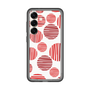 スリムプロテクションプレミアムケース［ Nordic Dot - Red ］