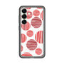 スリムプロテクションプレミアムケース［ Nordic Dot - Red ］