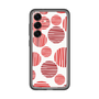 スリムプロテクションプレミアムケース［ Nordic Dot - Red ］