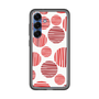 スリムプロテクションプレミアムケース［ Nordic Dot - Red ］