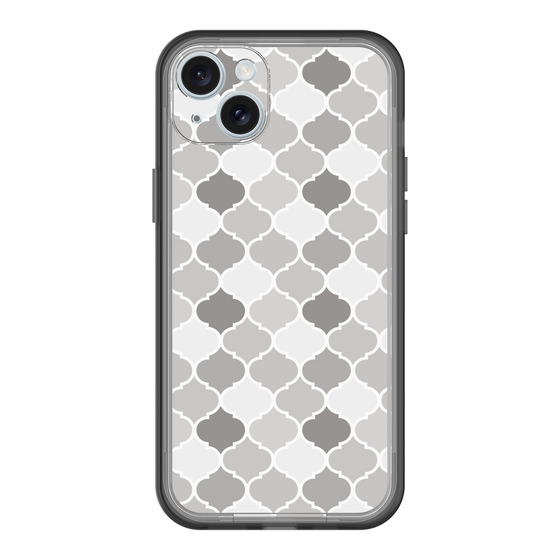 スリムプロテクションプレミアムケース［ Moroccan1 color - Gray ］