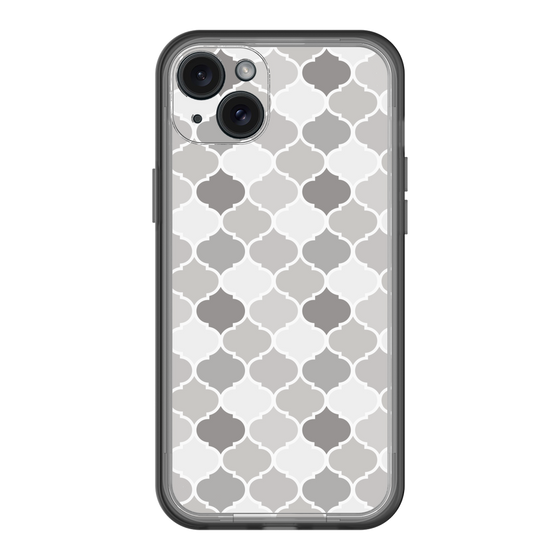 スリムプロテクションプレミアムケース［ Moroccan1 color - Gray ］