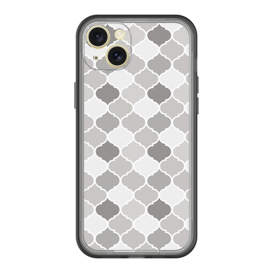 スリムプロテクションプレミアムケース［ Moroccan1 color - Gray ］