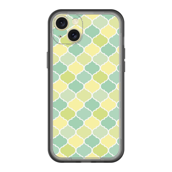 スリムプロテクションプレミアムケース［ Moroccan1 color - Green ］