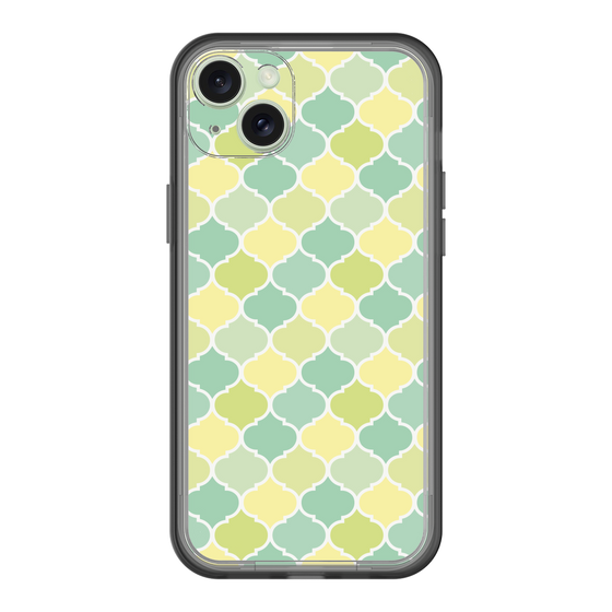 スリムプロテクションプレミアムケース［ Moroccan1 color - Green ］
