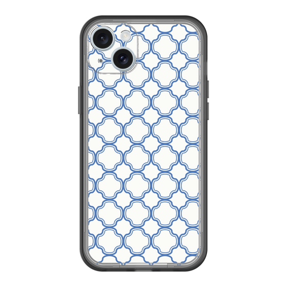 スリムプロテクションプレミアムケース［ Moroccan3 - Blue ］