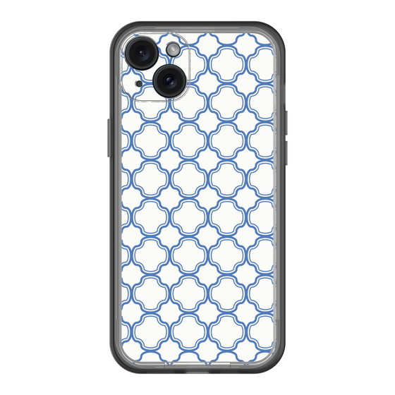 スリムプロテクションプレミアムケース［ Moroccan3 - Blue ］