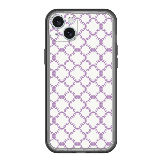 スリムプロテクションプレミアムケース［ Moroccan3 - Purple ］