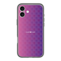 スリムプロテクションプレミアムケース［ CASEPLAY Check - Purple ］