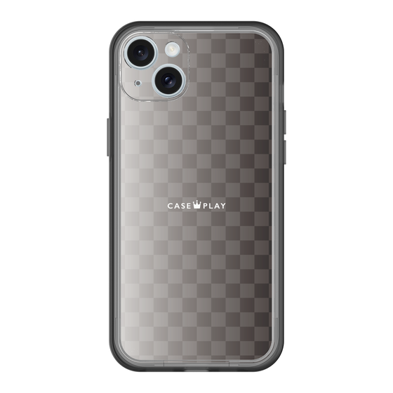 スリムプロテクションプレミアムケース［ CASEPLAY Check - Black ］