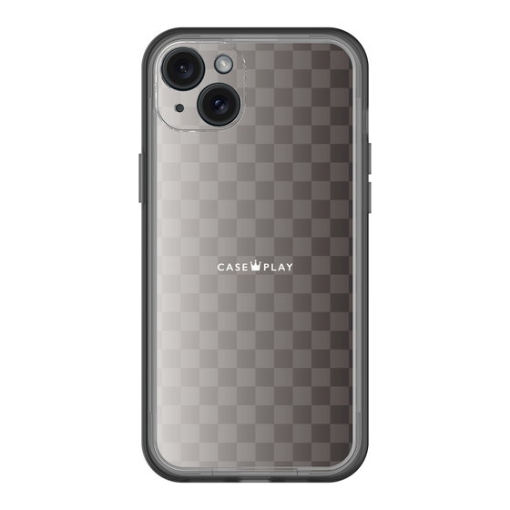 スリムプロテクションプレミアムケース［ CASEPLAY Check - Black ］