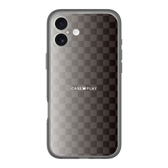 スリムプロテクションプレミアムケース［ CASEPLAY Check - Black ］