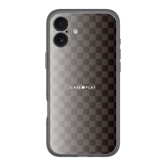 スリムプロテクションプレミアムケース［ CASEPLAY Check - Black ］