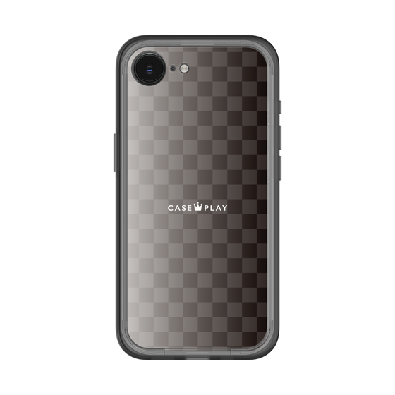 スリムプロテクションプレミアムケース［ CASEPLAY Check - Black ］