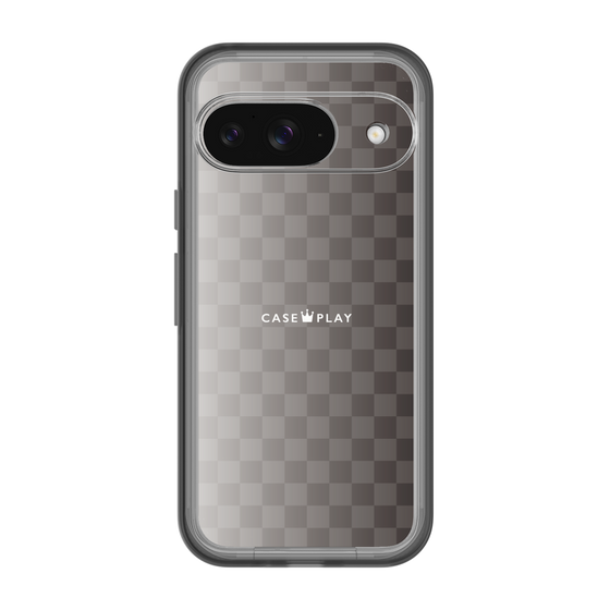 スリムプロテクションプレミアムケース［ CASEPLAY Check - Black ］