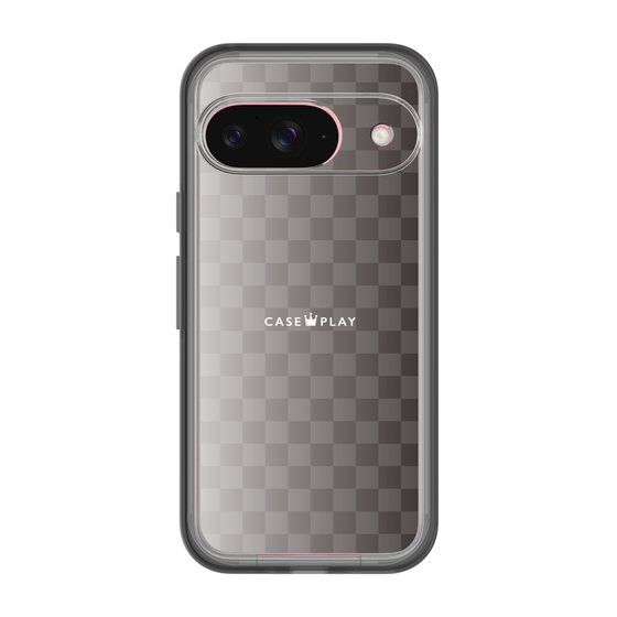 スリムプロテクションプレミアムケース［ CASEPLAY Check - Black ］