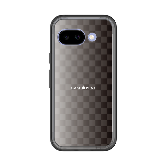 スリムプロテクションプレミアムケース［ CASEPLAY Check - Black ］