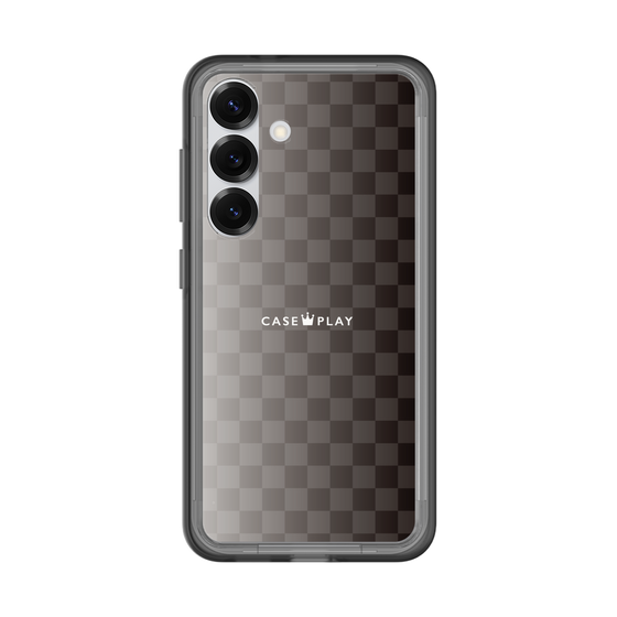 スリムプロテクションプレミアムケース［ CASEPLAY Check - Black ］