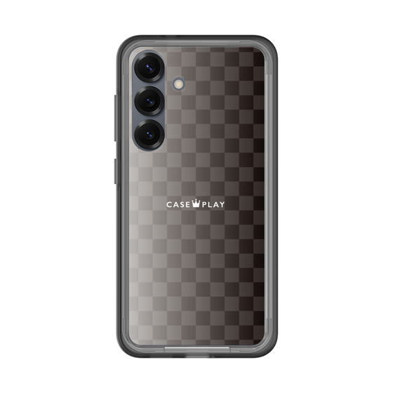 スリムプロテクションプレミアムケース［ CASEPLAY Check - Black ］