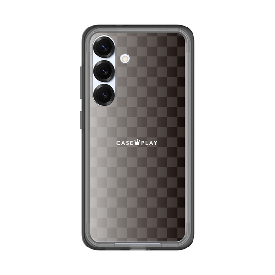 スリムプロテクションプレミアムケース［ CASEPLAY Check - Black ］